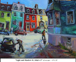 Light and Shadow-St. John's-3, Oil on Canvas